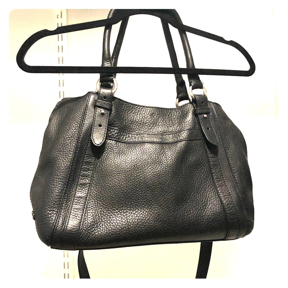 Cole Haan bleach leather crossbody/handle purse